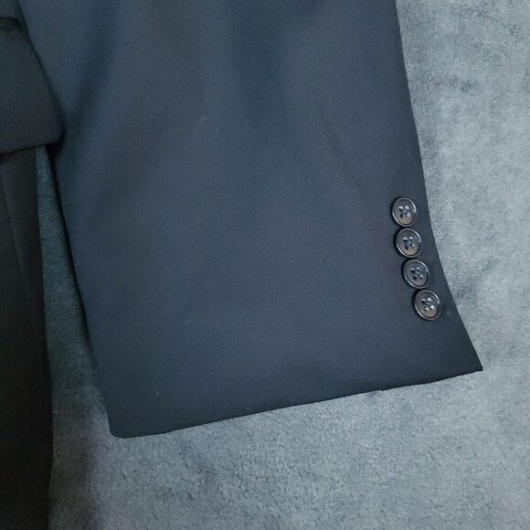 JOE Joseph Abboud Wool Black Dual Vent Blazer Sport Jacket 46R Wool - Picture 5 of 15